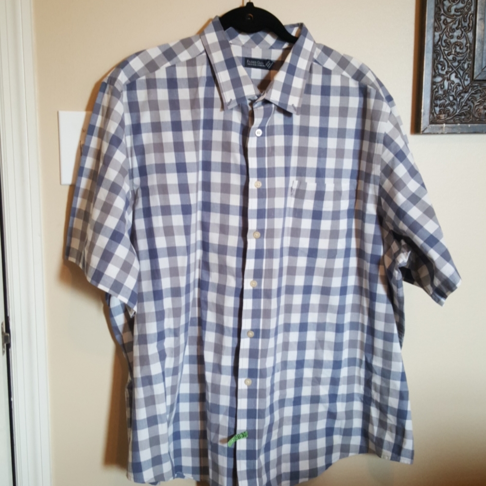 Men's Plaid Short Sleeve Shirt